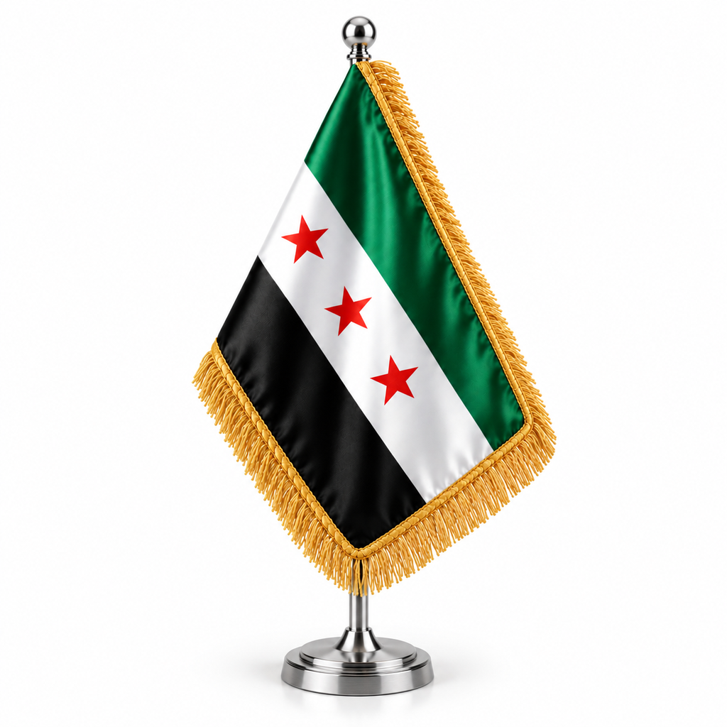 علم مكتبي (قاعدة معدن)